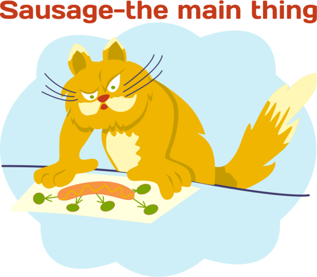 Sausage-the main thing